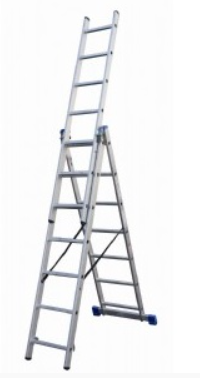 סולם אלומיניום מתארך 3X7 שלבים 