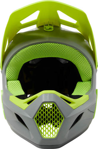 קסדת פול פייס לאופניים ראמפג' צהוב / אפור - RAMPAGE HELMET V23