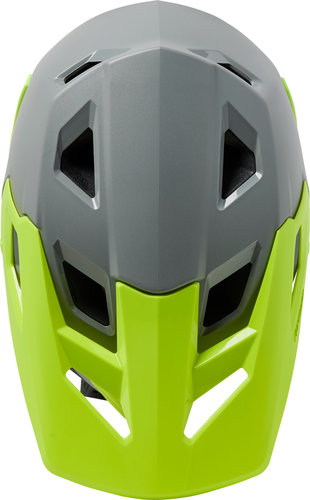 קסדת פול פייס לאופניים ראמפג' צהוב / אפור - RAMPAGE HELMET V23