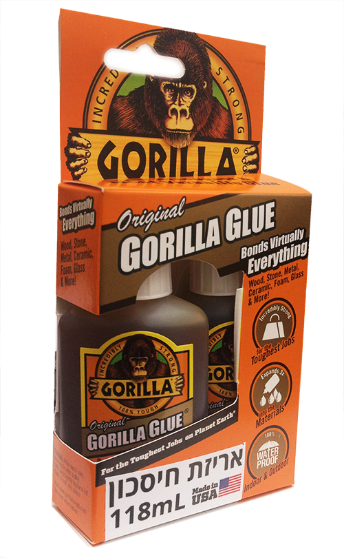 דבק גורילה אולטימטיבי רב שימושי זוג Gorilla Glue 118ml