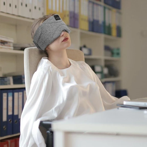 כיסוי עיניים לשינה משולב מוסיקה Sleep Mask