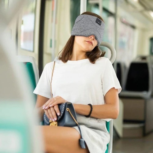 כיסוי עיניים לשינה משולב מוסיקה Sleep Mask