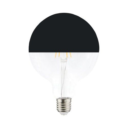 פחם גלוב עם כיפה שחורה לעמעום LED 8W E27 תאורת אווירה חמה Nisko 

