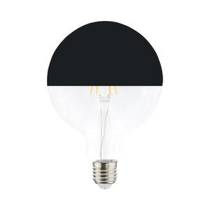 פחם גלוב עם כיפה שחורה לעמעום LED 8W E27 תאורת אווירה חמה Nisko