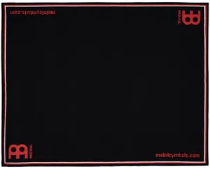 שטיח תופים שחור עם גומי מונע החלקה Meinl MDR-BK