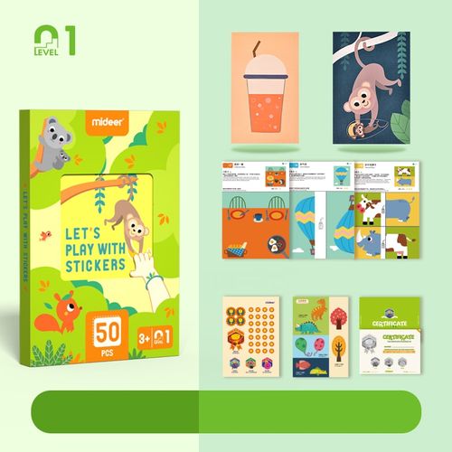 חוברת הדבקה 50 פרויקטים למתחילים - מס' 1