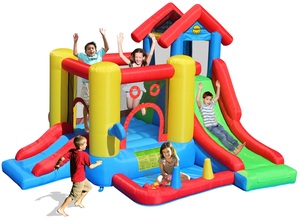 מתקן מתנפח לילדים - בית המשחקים 7 פעילויות 9019
