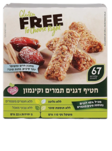 חטיף דגנים תמרים וקינמון 110 גרם