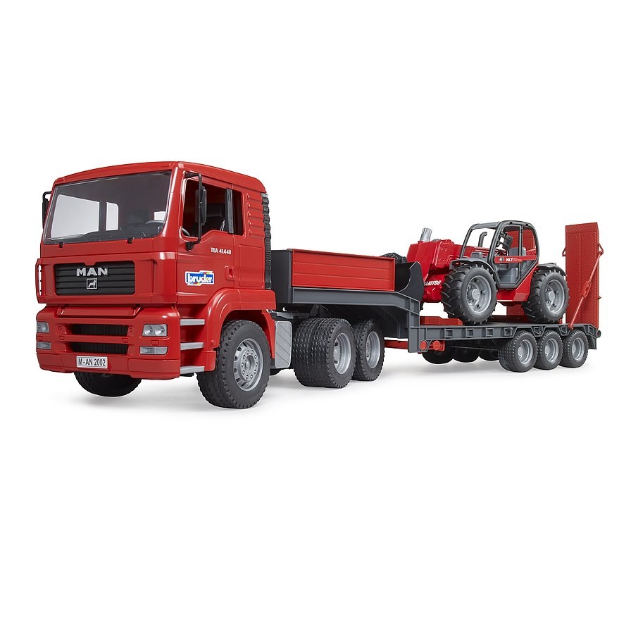 משאית מוביל MAN TGA + מעמיס טלסקופי מניטו