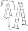 סולם אלומיניום מפרקים עד 5.78 מטר מתקפל 4X5