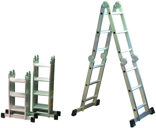 סולם אלומיניום מפרקים עד 5.78 מטר מתקפל 4X5