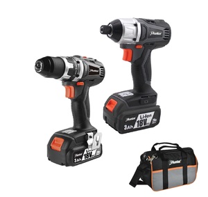 סט 18V אימפקט+מברגה/מקדחה רוטטת HUNTER