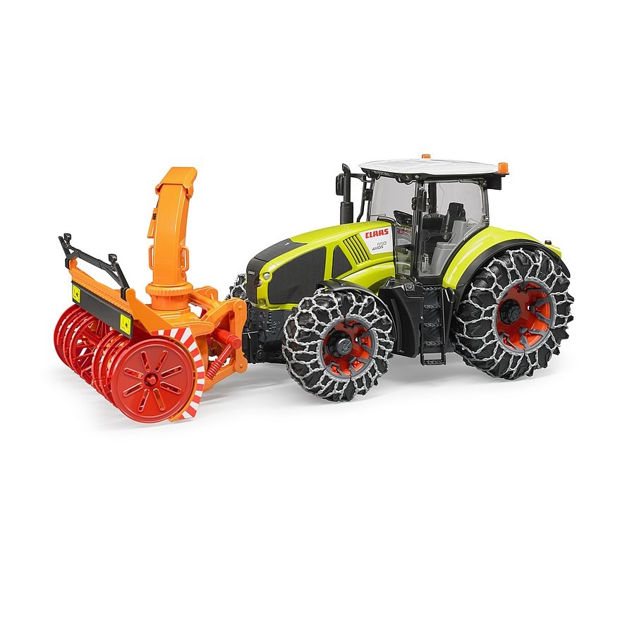 טרקטור Claas Axion 950 עם שלשלאות שלג