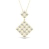 שרשרת ותליון מעויני יהלומים 0.48ct זהב 14K