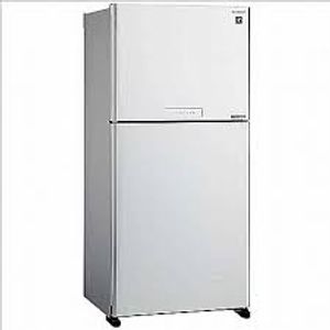 מקרר מקפיא עליון זכוכית  SHARP 4650 כסוף מושחר זכוכית \זכוכית לבן\זכוכית שחור  שארפ