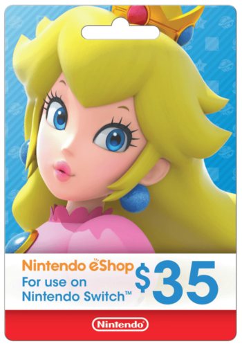 Nintendo Switch - כרטיס כסף US eShop 35$ למשתמש אמריקאי
