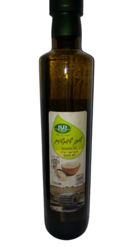 שמן שומשום בכבישה קרה 500 מ