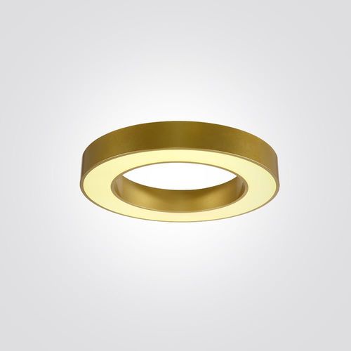 צמוד תקרה RING (שחור/פליז)