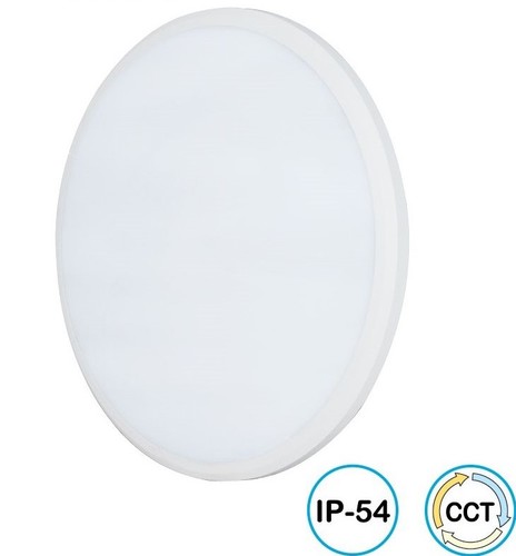 צמוד תקרה BRUNO 30W CCT (שחור/לבן)