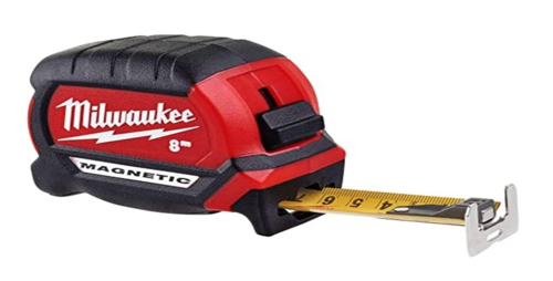 מטר מגנטי מילווקי 8 מטר דגם Milwaukee 4932464600
