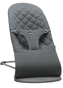 ‏טרמפולינה לתינוק Baby Bouncer כותנה בליס - אבן פחם Anthracite