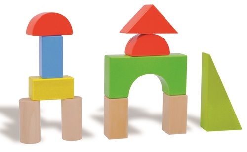 הליכון עם עגלת לבני בניה ו 34 לבנים