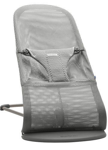 ‏טרמפולינה לתינוק Baby Bouncer בד נושם Mesh -  אפור Grey