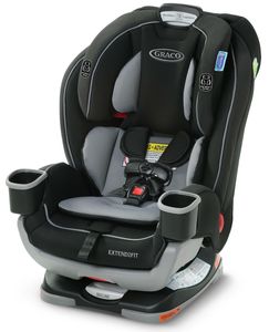 כסא בטיחות משולב בוסטר אקסטנד 2 פיט Extend2Fit - שחור/אפור Titus