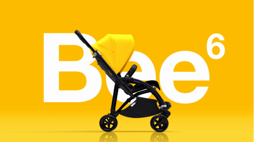 טיולון בוגבו בי 6 Bee - שילדה שחורה | ריפוד שחור | גגון שחור