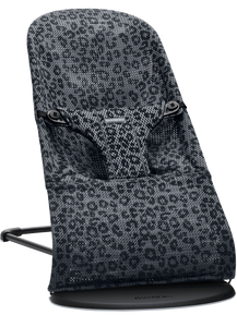 ‏טרמפולינה לתינוק Baby Bouncer בד נושם Mesh - מהדורה מיוחדת Anthracite/Leopard 