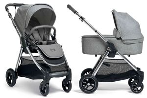 עגלת תינוק ארמדילו פליפ Armadillo Flip XT-3 - אפור Skyline Grey