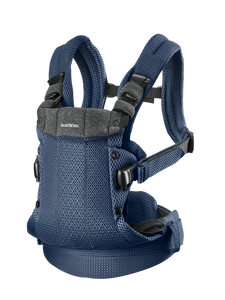 מנשא תינוק הרמוני Harmony בד נושם 3D Mes - כחול נייבי Navy blue