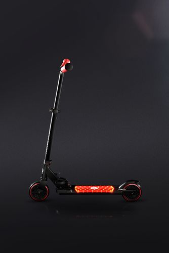 קורקינט לילדים מתקפל Honeycomb עם תאורת LED - כחול