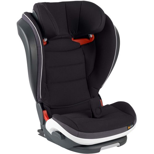 בוסטר גב ISOFix לרכב iZi Flex FIX בתקן I-Size כולל הגנות צד משודרגות וריפוד לחגורה - שחור Midnight Black