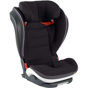 בוסטר גב ISOFix לרכב iZi Flex FIX בתקן I-Size כולל הגנות צד משודרגות וריפוד לחגורה - שחור Midnight Black
