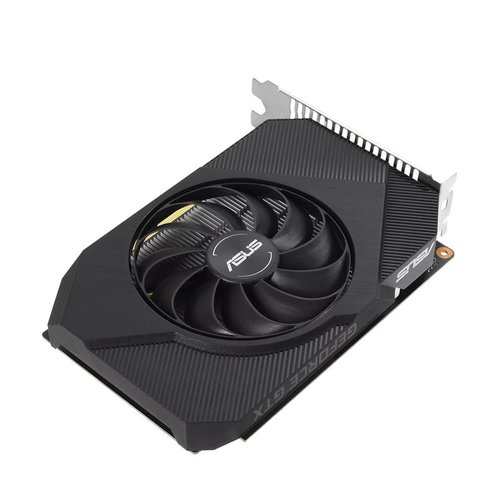 ASUS כרטיס גרפי לגיימינג Phoenix NVIDIA GeForce GTX 1650 מהדורת OC (PCIe 3.0, זיכרון 4GB GDDR6, HDMI 2.0, DisplayPort 1.4a, DVI-D, מסבי מאוורר כדוריים כפולים, אקסטרים אוטומטית)