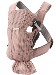 מנשא תינוק מיני Mini בד מש נושם 3D Mesh - ורוד Dusty pink