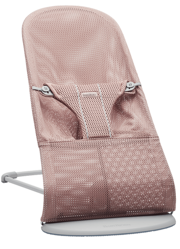 ‏טרמפולינה לתינוק Baby Bouncer בד נושם Mesh -  ורוד Dusty pink