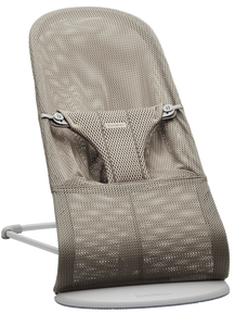 ‏טרמפולינה לתינוק Baby Bouncer בד נושם Mesh -  בז
