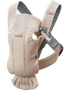 מנשא תינוק מיני Mini בד מש נושם 3D Mesh - ורוד Pearly pink