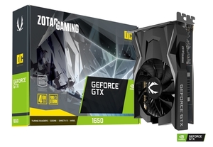 כרטיס מסך ZOTAC NVIDIA GTX 1650 OC 4GB GDDR6 128-Bit DVI HDMI DP