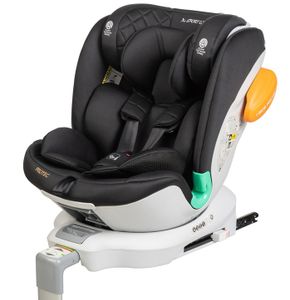 כיסא בטיחות I-Protec משולב בוסטר מסתובב 360? בתקן I-Size - שחור