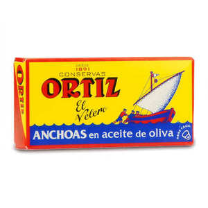 אנשובי בשמן זית ORTIZ בפחית 