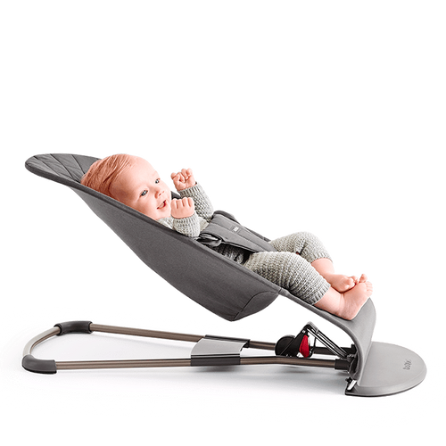 ‏טרמפולינה לתינוק Baby Bouncer כותנה בליס - Dusty pink