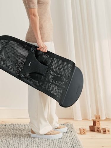 ‏טרמפולינה לתינוק Baby Bouncer בד נושם Mesh - שחור Black