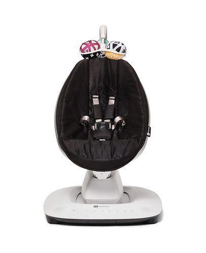 ממרו mamaroo מפוארת צבע שחור - דגם 5.0 נדנדה לתינוק בטכנולוגיה מתקדמת, אפשרות חיבור לבלוטוס, עם 5 תנועות נדנוד יחודיות. 4moms