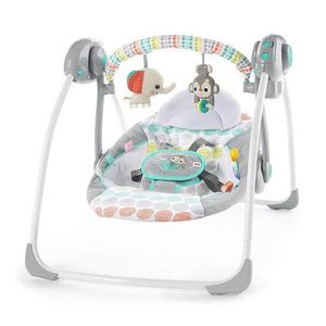 מיני נדנדה חיות שובבות תגיס ברייט סטארטס bright starts מגיל לידה ועד משקל 9 ק"ג