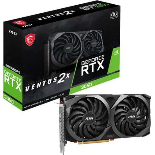כרטיס מסך MSI GeForce RTX 3050 Ventus 2X 8G OC