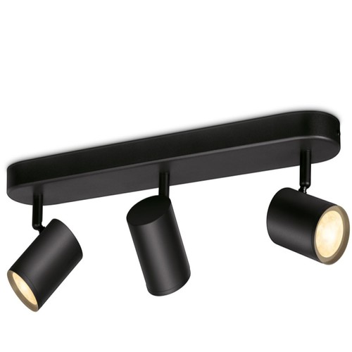 גוף תאורה חכם מתכוונן Wiz 3x5W Wifi+Bluetooth שחור