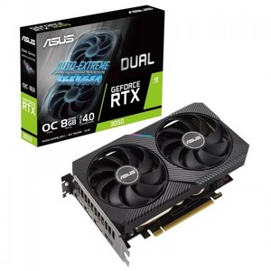 כרטיס מסך ASUS DUAL RTX 3050 8GB HDMI/3DP D6 90YV0HH0-M0NA00